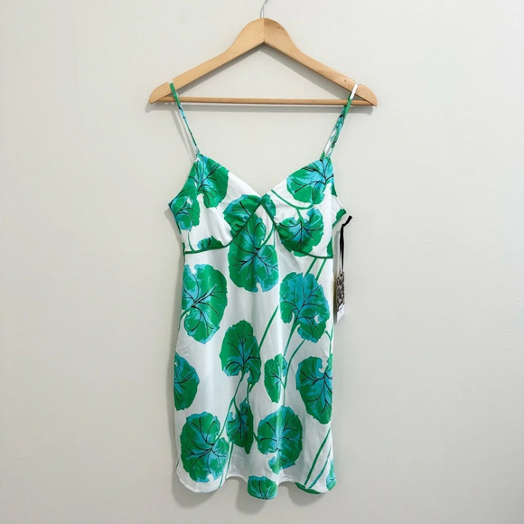 Diane Von Furstenburg X Target NWT Geranium Slip Dress - Picture 2 of 7